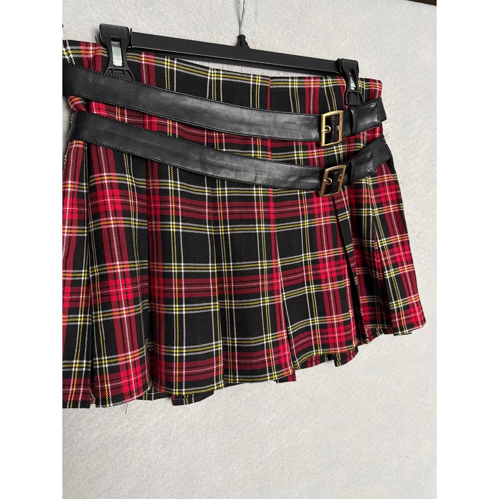 KatieJNYC Axel Mini Skirt Plaid Pleated Tween (Junior) Girls Small NEW - Picture 2 of 9